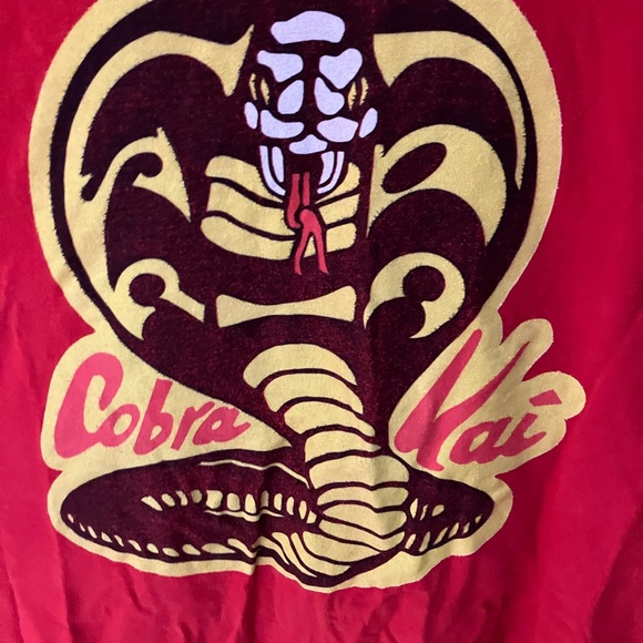 Red Cobra Kai Official Sony Pictures T-Shirt - Large - Picture 2 of 4